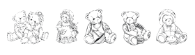 KR Adorable Teddies Font Thumbnail