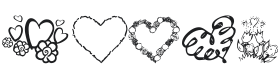 KR All About The Heart Font Thumbnail