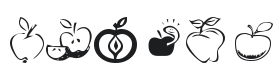 KR Apple A Day Font Thumbnail