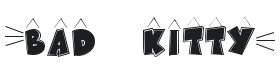 KR Bad Kitty Font Thumbnail