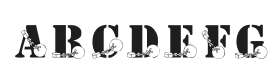 KR Ball N Chain Font Thumbnail