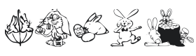 KR Bunny Dings Font Thumbnail