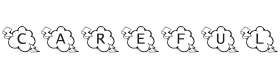 KR Careful What You Say! Font Thumbnail