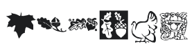 KR Harvest Dings Font Thumbnail