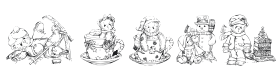 KR Holiday Teddies Three Font Thumbnail