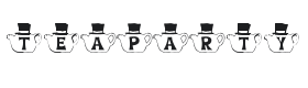 KR Mad Tea Party Font Thumbnail