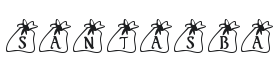 KR Santas Bag Font Thumbnail