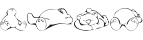 KR Scrap Teddies Font Thumbnail