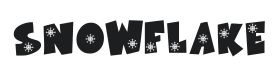 KR Snowflake Font Thumbnail