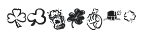 KR St Patricks Day Dings Font Thumbnail