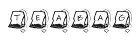 KR Teabag Font Thumbnail