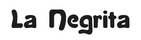 La Negrita Font Thumbnail