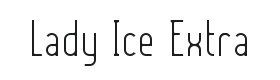 Lady Ice Extra Font Thumbnail