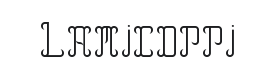 Lamicoppi Font Thumbnail