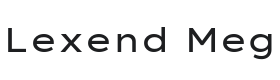 Lexend Mega Font Thumbnail
