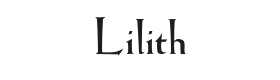 Lilith Font Thumbnail