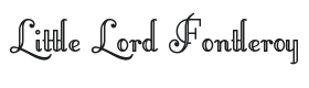 Little Lord Fontleroy Font Thumbnail
