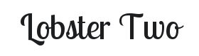 Lobster Two Font Thumbnail