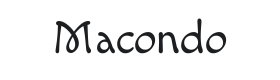 Macondo Font Thumbnail