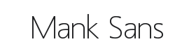 Mank Sans Font Thumbnail