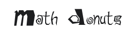 Math Donuts Font Thumbnail