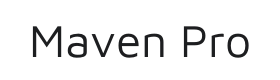 Maven Pro Font Thumbnail