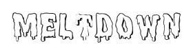 Meltdown MF Font Thumbnail