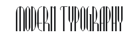 Modern Typography Font Thumbnail