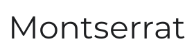 Montserrat Font Thumbnail