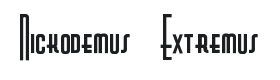 Nickodemus Extremus Font Thumbnail