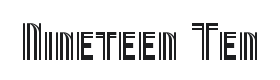 Nineteen Ten Vienna Font Thumbnail