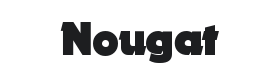 Nougat Font Thumbnail