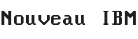 Nouveau IBM Font Thumbnail