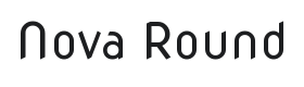Nova Round Font Thumbnail