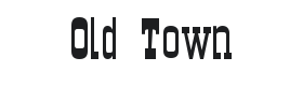 Old Town Font Thumbnail