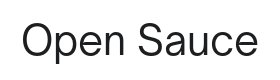 Open Sauce Font Thumbnail