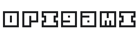 Origami Mommy Font Thumbnail