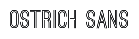 Ostrich Sans Font Thumbnail