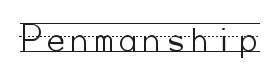 Penmanship Print Font Thumbnail