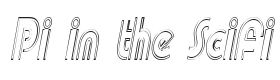 Pi in the SciFi Font Thumbnail