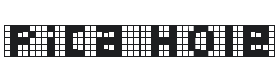 Pica Hole Font Thumbnail
