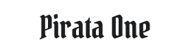 Pirata One Font Thumbnail