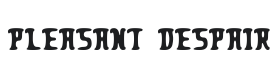 Pleasant Despair Font Thumbnail
