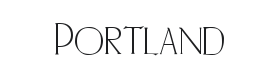 Portland Roman Font Thumbnail