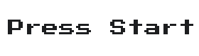 Press Start 2P Font Thumbnail