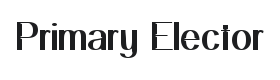 Primary Elector Font Thumbnail