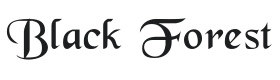 QT Black Forest Font Thumbnail