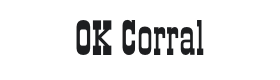 QT OK Corral Font Thumbnail