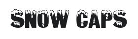 QT Snow Caps Font Thumbnail