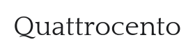 Quattrocento Font Thumbnail